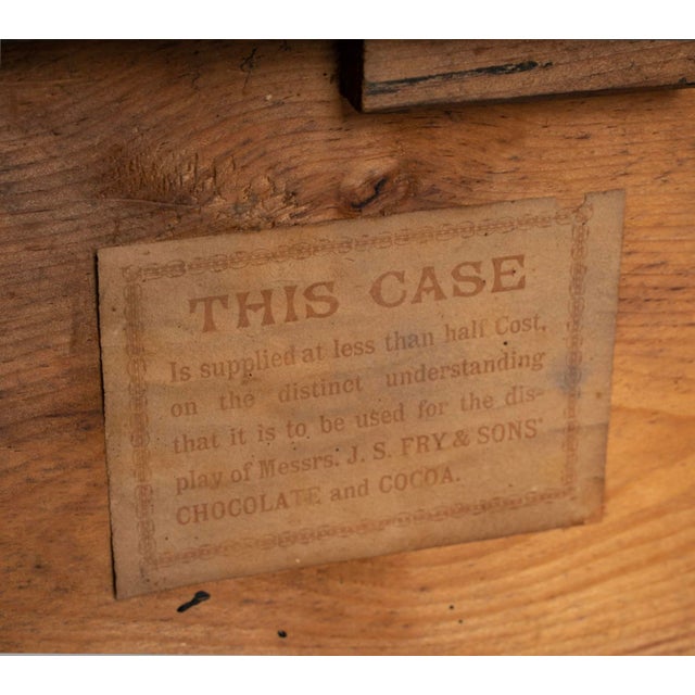 Late 19th Century Victorian-Era Fry's Chocolate Countertop Display Case For Sale - Image 11 of 11