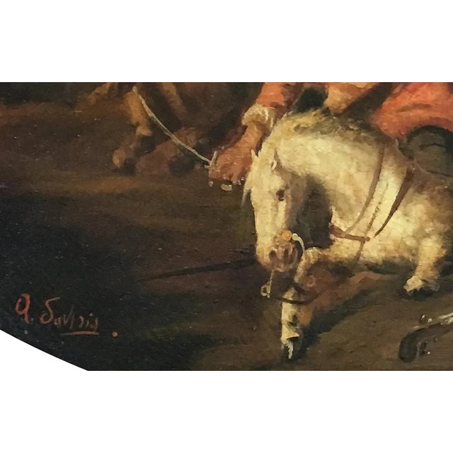 After Salvator Rosa, Cavalry Battle, 2005, Oil on Canvas For Sale - Image 10 of 11