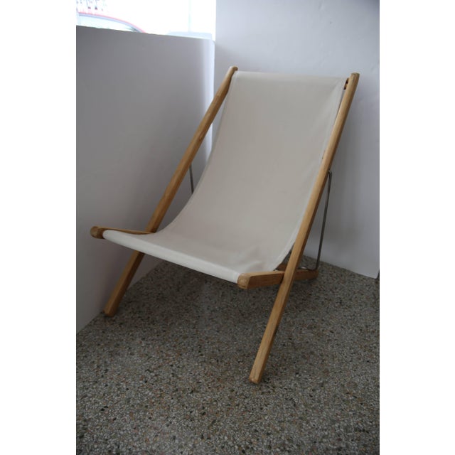 Gloster Adjustable Folding Lounge Chairs a Pair Chairish