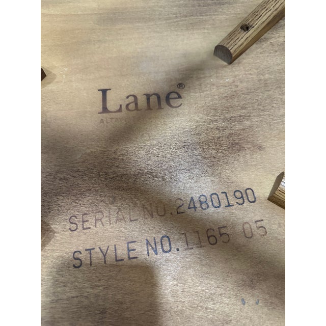 Wood Lane Perception Side Table by Warren Church | Mid Century Modern Oak | 1950s MCM For Sale - Image 7 of 8