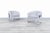 Mid-Century Modern Mid-Century Modern Chrome "Barrel" Lounge Chairs Attributed to Milo Baughman For Sale - Image 3 of 12