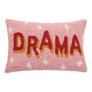 Drama Hook Pillow, 12" x 8" For Sale