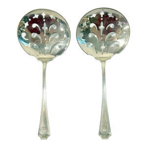 Early 1900s Durgin Fairfax Sugar Sifters - a Pair