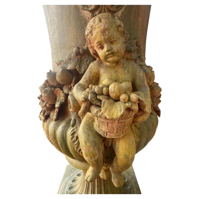 Tuscan Terracotta Vases, Set of 2 For Sale - Image 4 of 6
