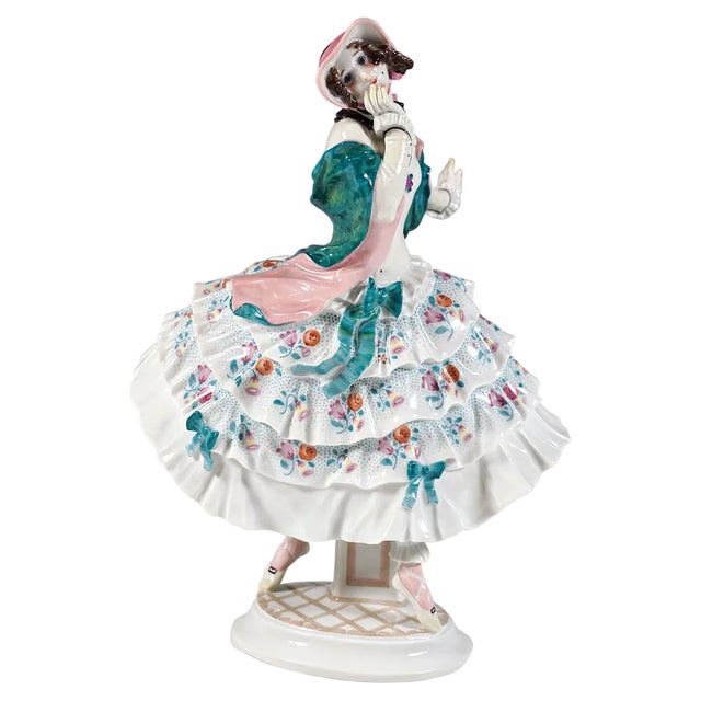Ballet Estrella Figurine attributed to Paul Scheurich for Meissen, 1930s For Sale