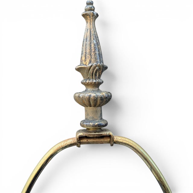 Victorian Mid-20th Century Gothic Revival Cathedral Cast Metal Figural Table Lamp For Sale - Image 3 of 8