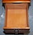 Gold Vintage Yew Wood Filling Cabinet with Green Leather Top and Drawers For Sale - Image 8 of 12