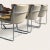 Mid-Century Modern Set of Eight Krueger Afka Mustard Vinyl, Walnut & Chrome Armchairs, C. 1969 For Sale - Image 3 of 10