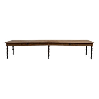 Farmhouse Table in Pine, 1900s For Sale