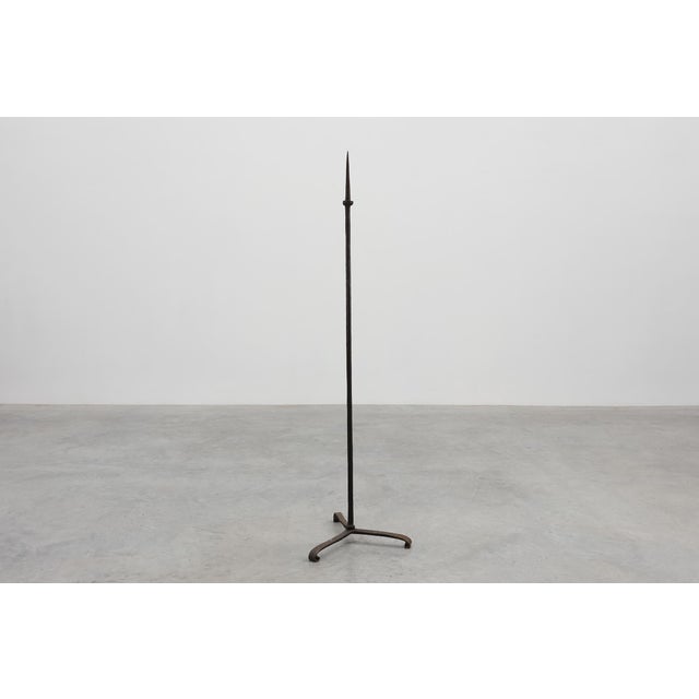 15th Century French Hand-Forged Iron Torchere For Sale - Image 11 of 11