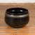 Burmese Vintage Black Lacquer Bowl with Silver Toned Frieze of Palmettes For Sale - Image 11 of 12
