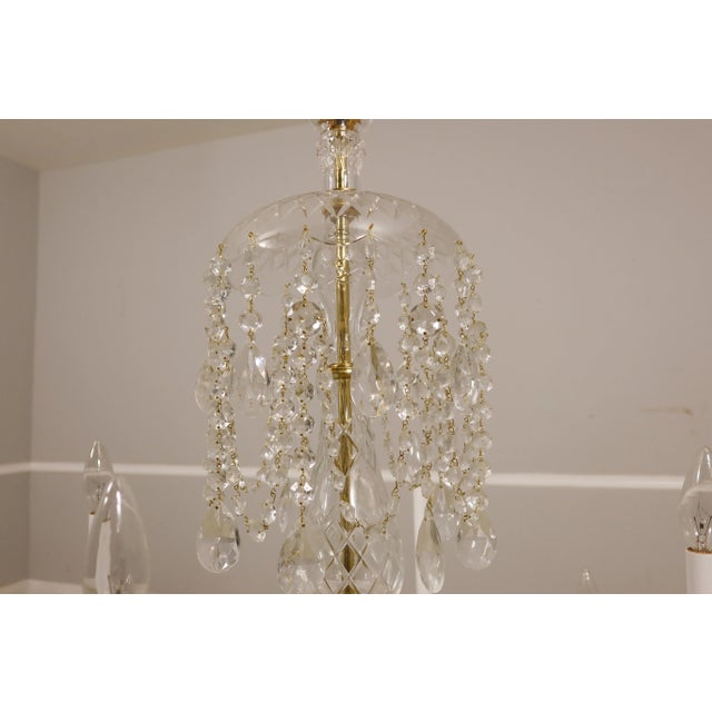 Large Palatial 12 Arm Crystal Chandelier For Sale In Philadelphia - Image 6 of 12