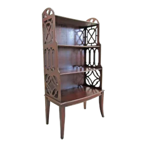 Butler 842 Etagere Bookcase Display Chinese Chippendale Hand Crafted Mahogany