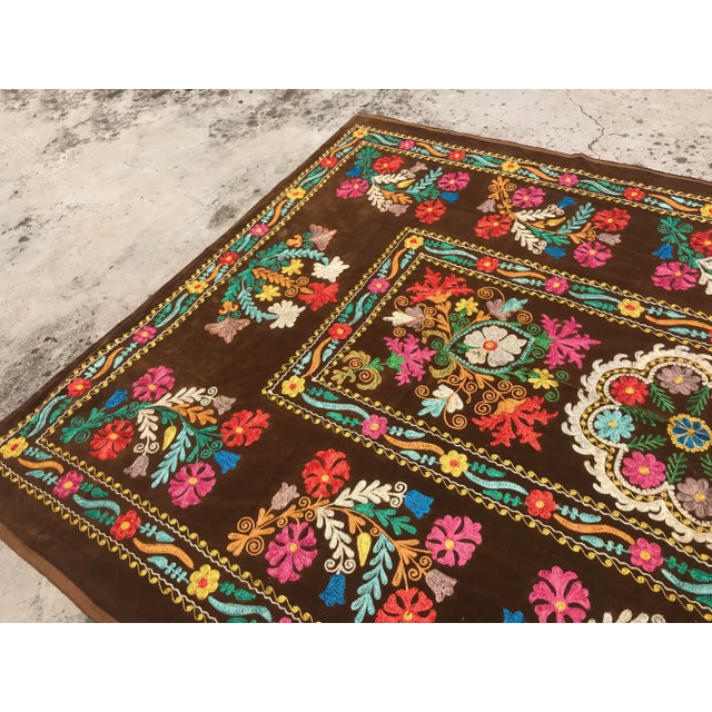 1960s Vintage Colorful Wall Decor Textile Art For Sale - Image 5 of 8