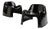 Toga Chairs in Black Fiberglass by Sergio Mazza for Artemide, 1980s, Set of 2 For Sale