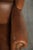 Brown Sheepskin Wing Armchair in Warm Cognac Color For Sale - Image 8 of 13