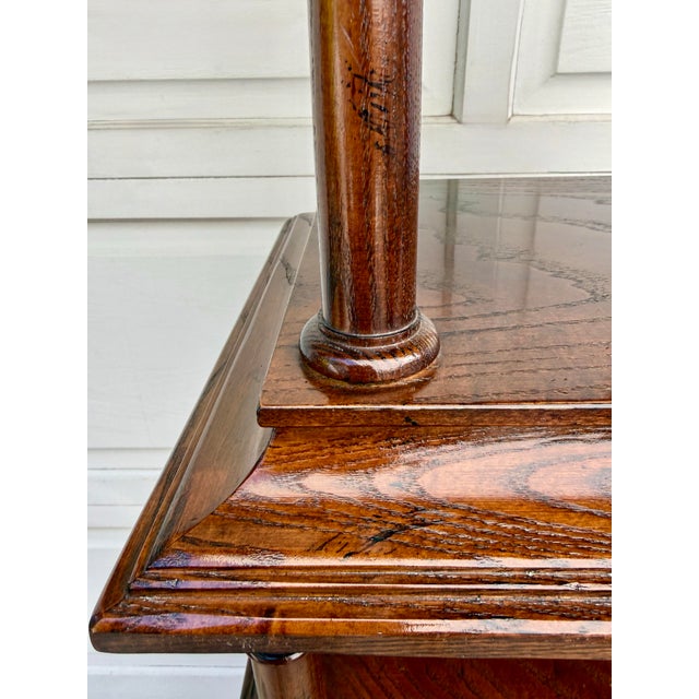 Late 20th Century Late 20th Century Baker Furniture Architectural Graduated Tier Étagère For Sale - Image 5 of 12