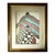 Vintage Signed Amado Maurilio Pena Southwestern Modernist Custom Framed Art Print Sin Titulo Native American Figures For Sale