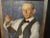 Ejnar Hansen, portrait of a young man with pipe, Circa 1928-1930. Born into poverty in Copenhagen, Denmark, Ejnar Hansen...