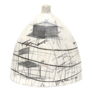 Signed Yuri Zatarian Ceramic Vessel or Sculpture Sketchbook and Equation Diagram Series, 1990's For Sale