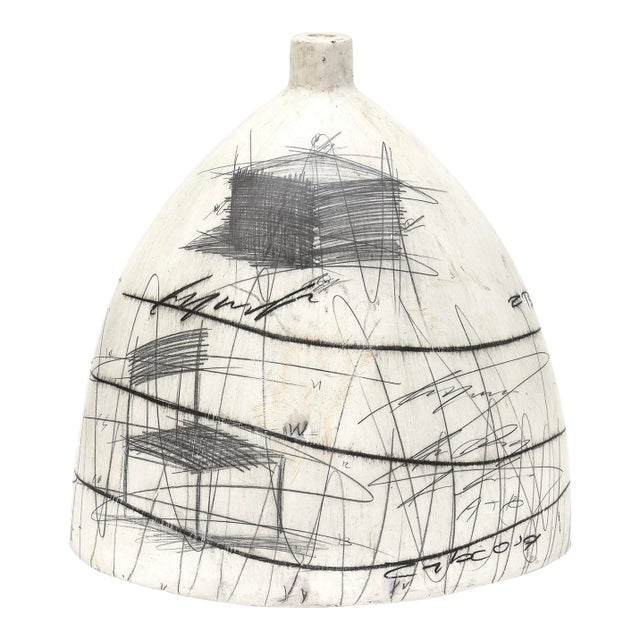 Signed Yuri Zatarian Ceramic Vessel or Sculpture Sketchbook and Equation Diagram Series For Sale