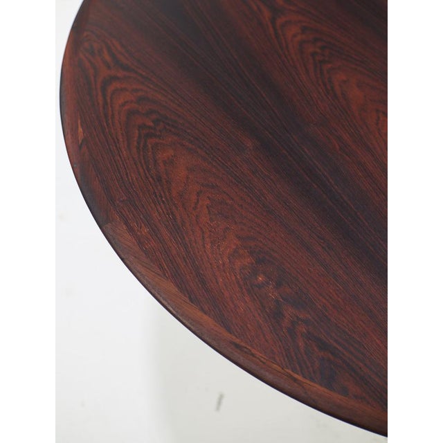 Round Extendable Butterfly Leaf Dining Table in Kingwood from Skovby, Denmark, 1960s For Sale - Image 9 of 18