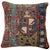 Pillow made from a mid-19th century Persian Soumac with zipper closure included. Size: 13" x 14".