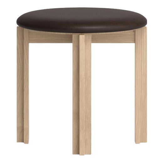 Natural Oak Principal Stool by Bodil Kjaer for Grade For Sale