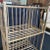 French Industrial Wood Bakers Rack on Casters For Sale In Portland, ME - Image 6 of 11