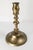 17th or 18th Century Rustic Make Do Brass Candlestick With Later Base For Sale - Image 4 of 14