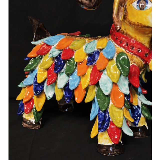 Ceramic Goat from Vietri, 1960s For Sale - Image 9 of 12