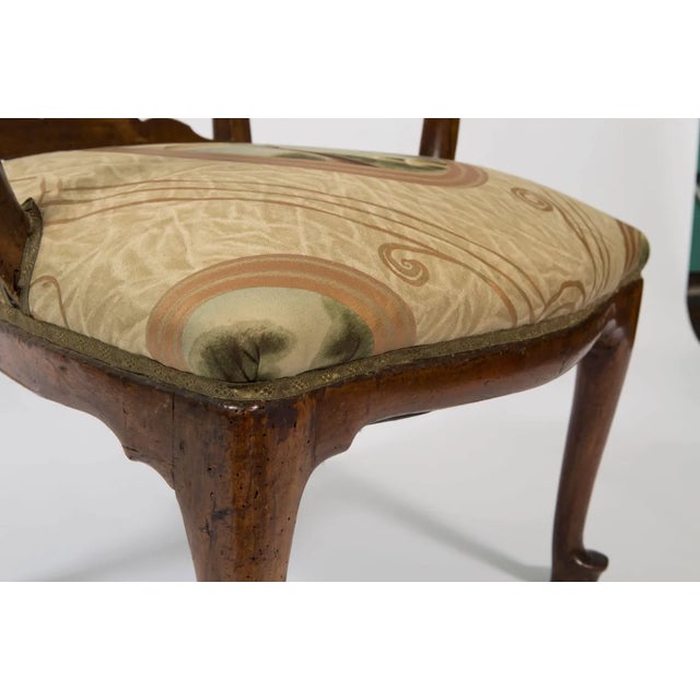 18th Century Walnut Italian Open Back Armchair For Sale - Image 12 of 13