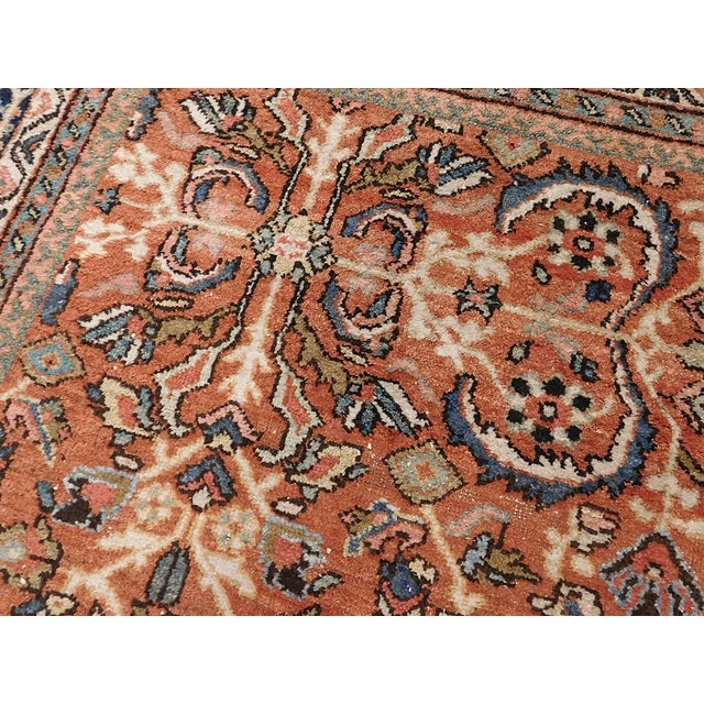 Antique Persian Mahal Rug. 9'4"x 11'10" For Sale - Image 13 of 18