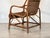 Brown Wicker and Bamboo Armchair, 1970s For Sale - Image 8 of 18