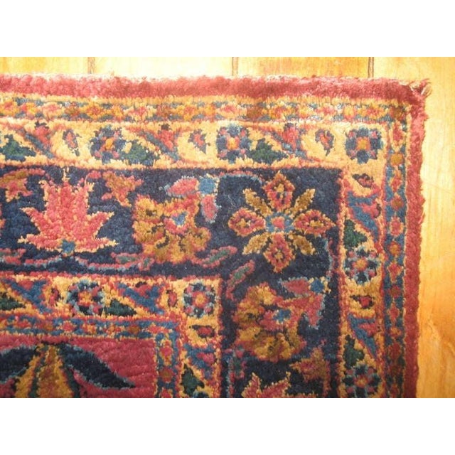Persian 19th Century Zabihi Collection Magnificent Superfine Persian Silk Kashan Rug - 1'6" x 5'3" For Sale - Image 3 of 8