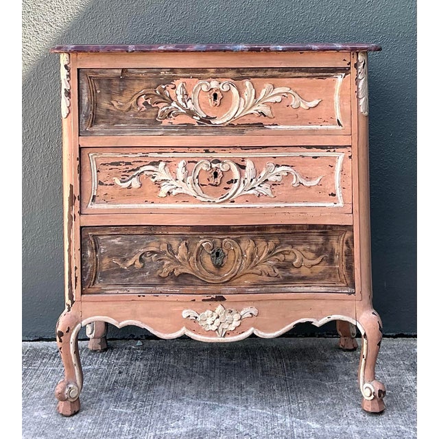 Wood Vintage Primitive Chest of Drawers For Sale - Image 7 of 12