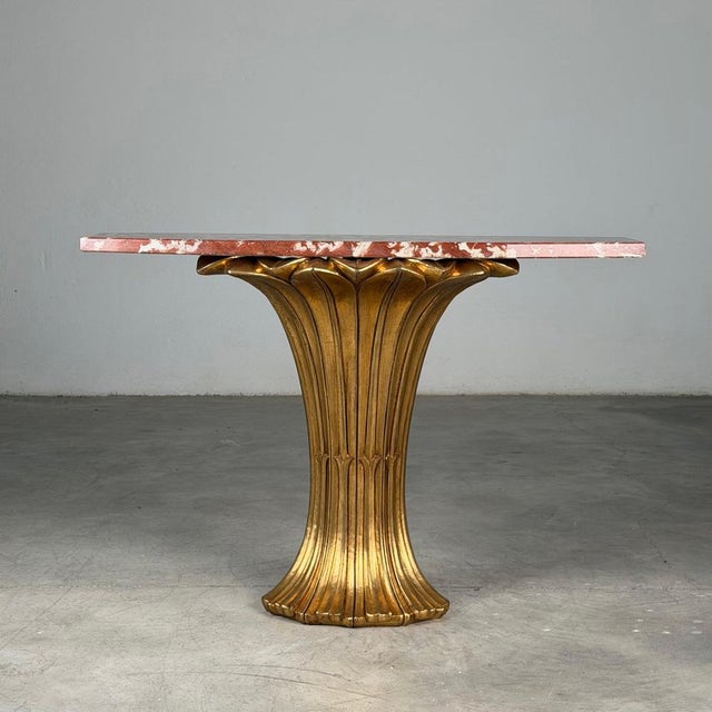 An extraordinary and exceptionally rare Art Deco console designed by Pierluigi Colli, Italy, circa 1930. Among the most...