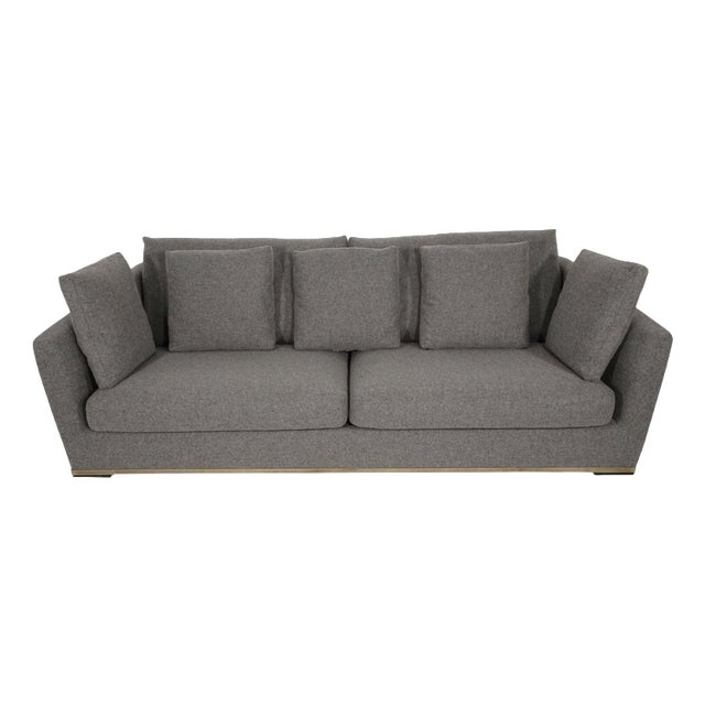 Apta Sofa in Mid-Grey Lambswool by Antonio Citterio from B&B Italia For Sale
