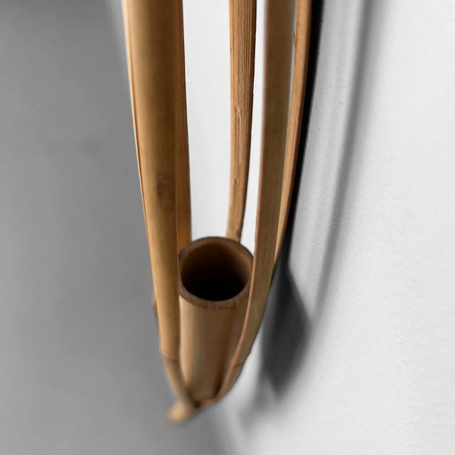 Wood Japanese Bamboo Ikebana Hanger, 1970s For Sale - Image 7 of 18