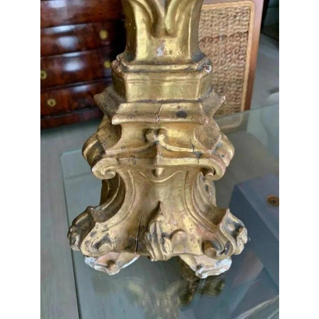 Italian Candleholder, 18th Century For Sale - Image 5 of 10