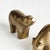 The little one explores, as the momma looks on, these modern polar bear sculptures really bring the charm. Sandcasted by...