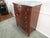 Traditional 1930's Mahogany Inlay Marble Top Chest of Drawers For Sale - Image 3 of 10