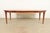 French Baker Furniture Style French Regency Louis XVI Carved Walnut Extension Dining Table, Newly Refinished For Sale - Image 3 of 13