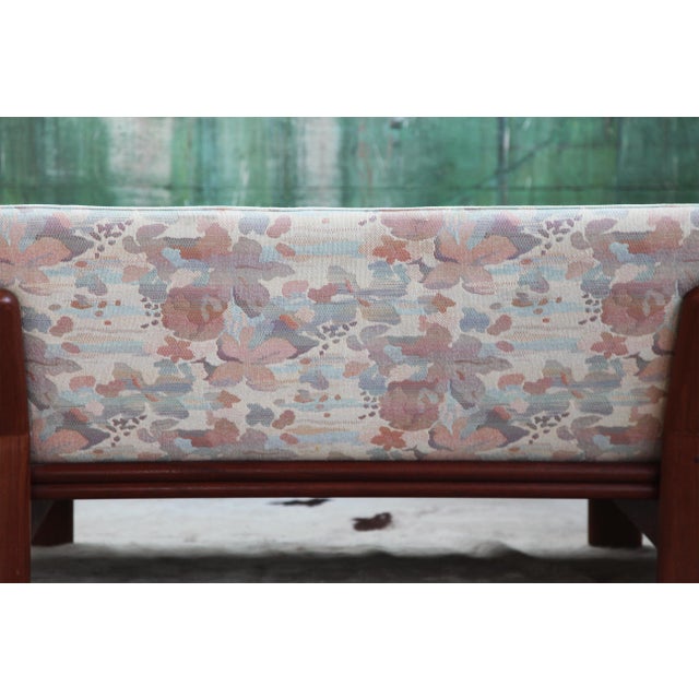 Gray Danish Modern Teak Gondola Scandinavian Sofa, 1970s/80s For Sale - Image 8 of 9