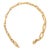 Haus of Brilliance Gold Vermeil 1/10 Cttw Diamond Bold Oval Link Bracelet For Sale - Image 4 of 4
