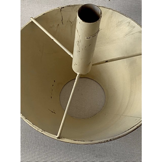 Modern Vintage Modern Style Toleware Metal Small Lamp Shade With Sleeve For Sale - Image 3 of 6