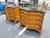 Elegant pair of Hickory Chair “Winterthur Country Estate Collection” chests featuring graceful serpentine fronts, rich...