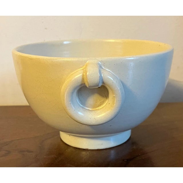 French Art Deco Pottery Bowl for Ovington Bros. New York City 1920's For Sale - Image 13 of 13