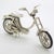 1970s Vintage Italian Handmade Genuine Silver Moped Scooter Large Figurine, 1970s For Sale - Image 5 of 12