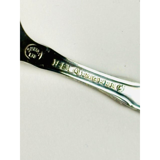 Oneida Mid 20th Century Oneida Silverplate “Flirtation” Demitasse Spoons – Set of 8 in Original Boxes For Sale - Image 4 of 10